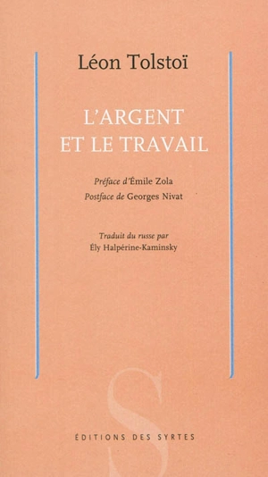 L'argent et le travail - Léon Tolstoï