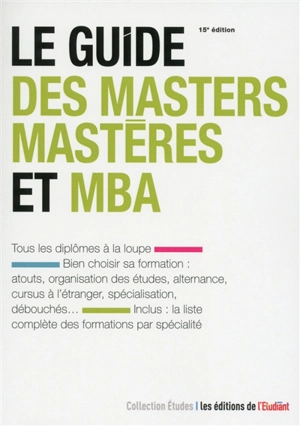 Le guide des masters, mastères et MBA - Yaël Didi