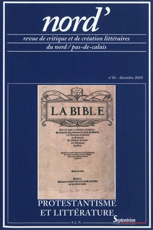 Nord', n° 56. Protestantisme et littérature