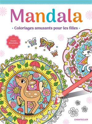 Mandala : coloriages amusants pour les filles : dessins détachables - Frieda Van Raevels
