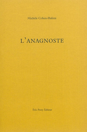 L'anagnoste - Michèle Cohen-Halimi