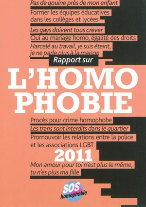 Rapport sur l'homophobie 2011 - SOS homophobie (France)