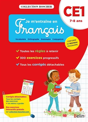 Je m'entraîne en français : CE1, 7-8 ans : conforme au nouveau programme - Catherine Le Roux