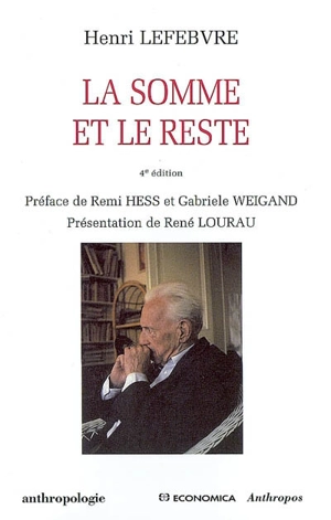 La somme et le reste - Henri Lefebvre