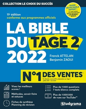 La bible du Tage 2 : 2022 - Franck Attelan