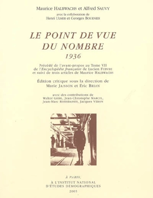 Le point de vue du nombre (1936) - Maurice Halbwachs