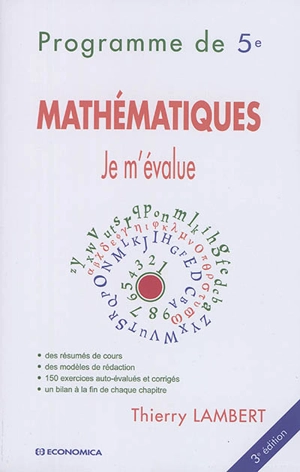 Mathématiques, programme de 5e - Thierry Lambert