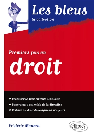 Premiers pas en droit - Frédéric Monera