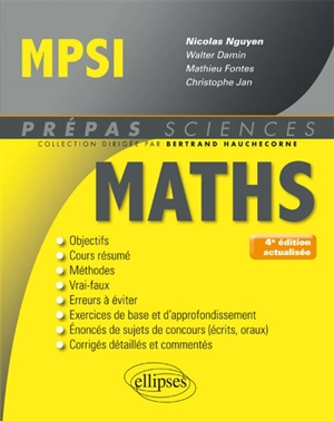 Maths MPSI - Walter Damin