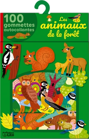 Les animaux de la forêt : 100 gommettes autocollantes - Lucile Ahrweiller