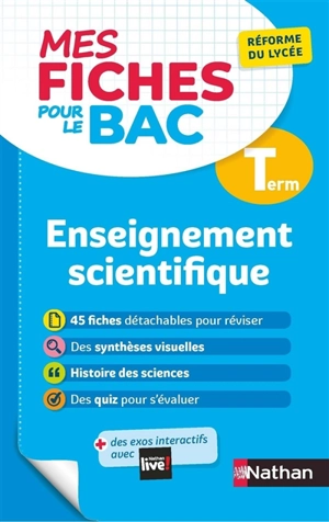 Enseignement scientifique terminale : réforme du lycée - Christian Camara