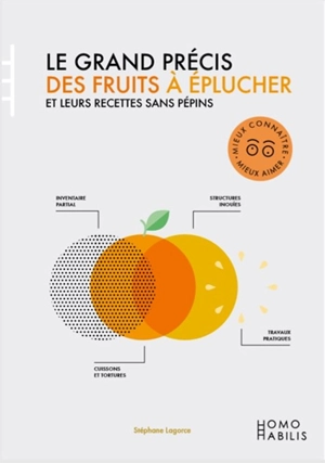 Le grand précis des fruits à éplucher : et leurs recettes sans pépins - Stéphan Lagorce