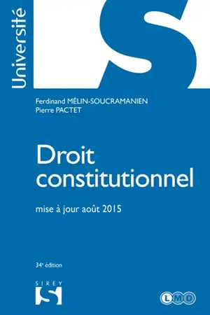 Droit constitutionnel - Pierre Pactet