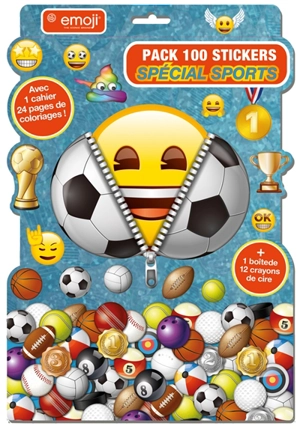 Emoji : pack 100 stickers spécial sports - Pimchou