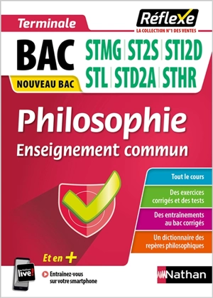 Philosophie enseignement commun terminale, bac STMG, ST2S, STI2D, STL, STD2A, STHR : nouveau bac - Patrice Rosenberg