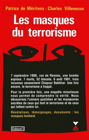 Les Masques du terrorisme - Charles Villeneuve