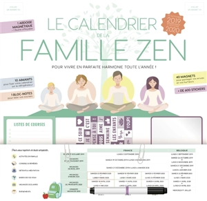 Le calendrier de la famille zen : pour vivre en parfaite harmonie toute l'année ! : de septembre 2019 à décembre 2020 - Véronique Anderson