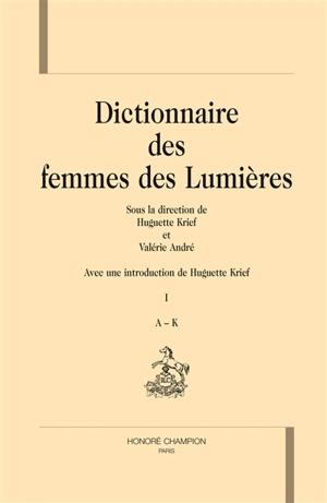 Dictionnaire des femmes des Lumières