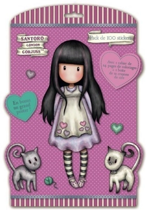 Santoro London Gorjuss : pack de 100 stickers