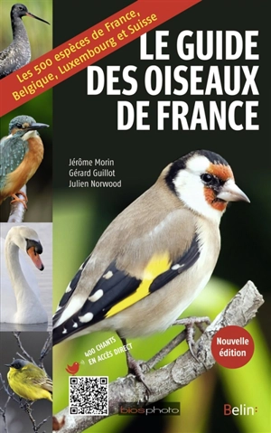 Le guide des oiseaux de France - Jérôme Morin