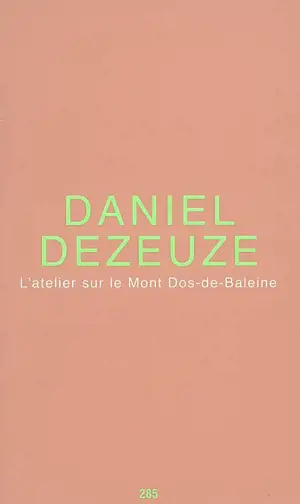 L'atelier sur le mont Dos-de-Baleine - Daniel Dezeuze