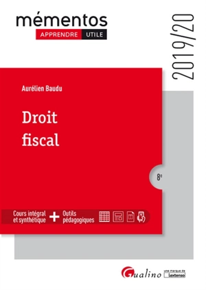 Droit fiscal : cours synthétique + outils pédagogiques - Aurélien Baudu