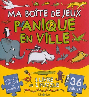 Ma boîte de jeux panique en ville : 1 livre et un puzzle - Steve Smallman