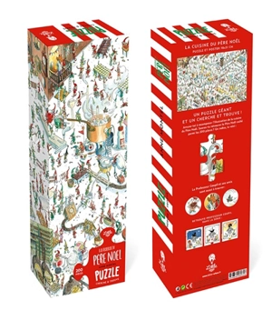 A la recherche du Père Noël : puzzle cherche & trouve - Anne Montel