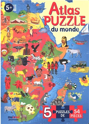 Atlas puzzle du monde - Enrico Lavagno