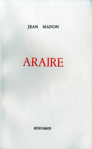 Araire - Jean Maison