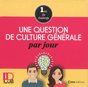 Une question de culture générale par jour