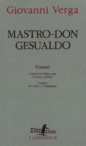 Mastro-don Gesualdo - Giovanni Verga