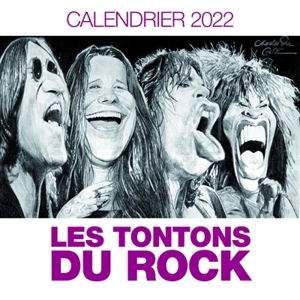 Les tontons du rock : calendrier 2022 - Charles Da Costa