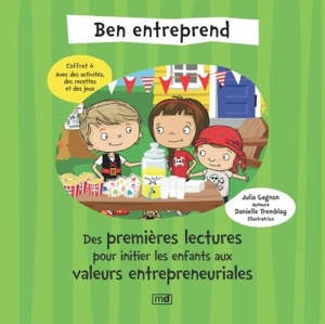 Ben entreprend - Coffret 4 : Avec des activités, des recettes et des jeux - Julia Gagnon