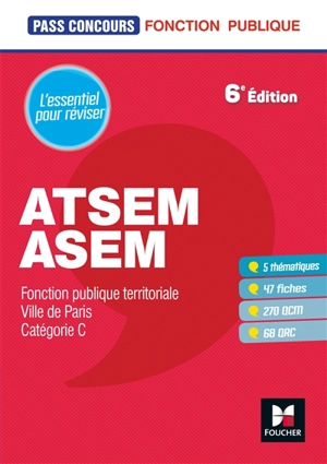 ATSEM-ASEM : fonction publique territoriale, Ville de Paris : catégorie C - Jocelyne Guérin