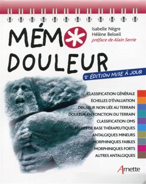 Mémo douleur - Isabelle Nègre