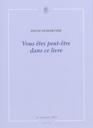 Vous êtes peut-être dans ce livre - David Dumortier