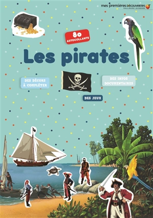 Les pirates : 80 autocollants - Delphine Gravier-Badreddine