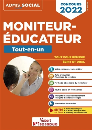 Moniteur-éducateur : tout-en-un : concours 2022 - Georges Bergeron