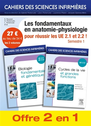 Les fondamentaux en anatomie-physiologie pour réussir les UE 2.1 et 2.2 ! : semestre 1 - Gabriel Perlemuter