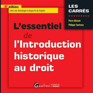 L'essentiel de l'introduction historique au droit - Pierre Allorant