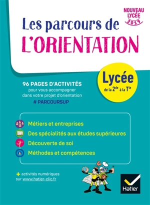 Les parcours de l'orientation : lycée, de la 2de à la terminale : nouveau lycée 2019