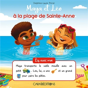 Maya et Léo à la plage de Sainte-Anne - Delphine-Laure Thiriet