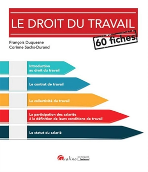 Le droit du travail : 60 fiches - François Duquesne