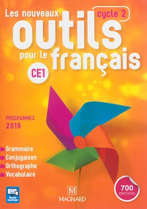 Les nouveaux outils pour le français CE1, cycle 2 : grammaire, conjugaison, orthographe, vocabulaire : programmes 2016 - Sylvie Aminta