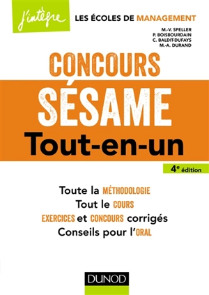 Concours Sésame : tout-en-un