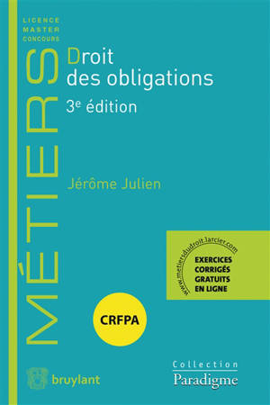 Droit des obligations : CRFPA - Jérôme Julien