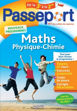 Passeport maths, physique chimie, de la 3e à la 2de : nouveaux programmes - Christophe Douay