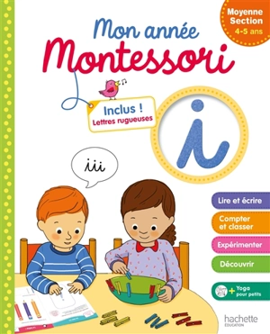 Mon année Montessori : moyenne section, 4-5 ans - Caroline Marcel