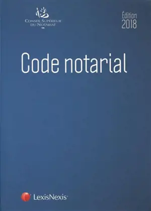 Code notarial 2018